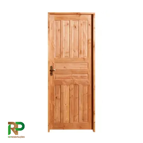 Porta Madeira Maciça Modelo Americana