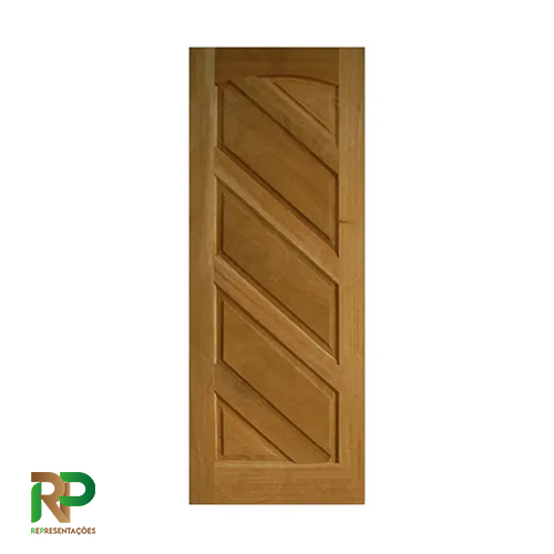 Porta Madeira Maciça Modelo Diagonal